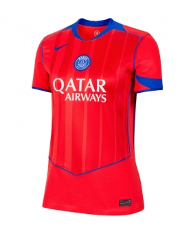 Paris Saint-Germain Maglia Gara Terza Repliche 2025-26 Donna Maniche Corte